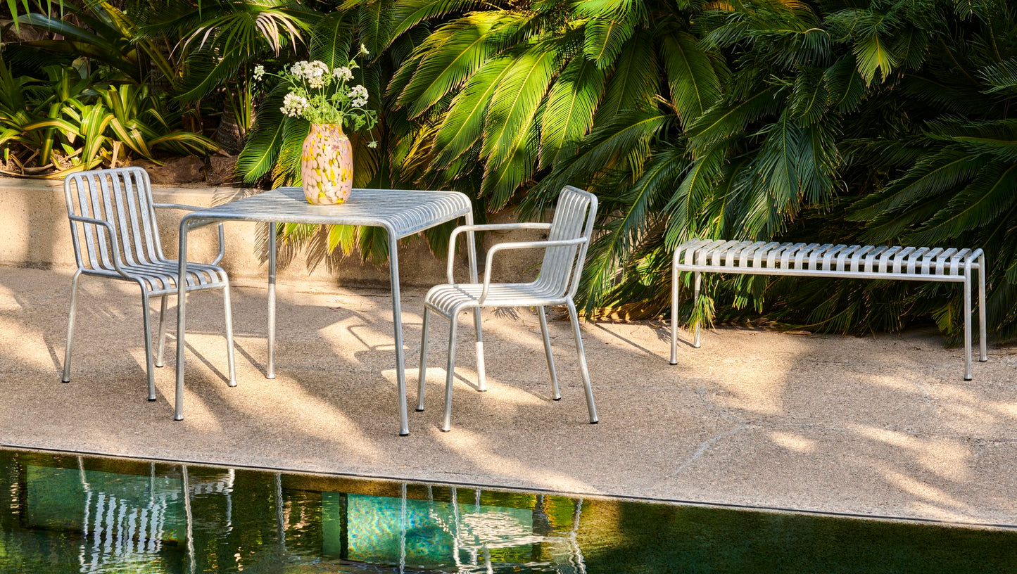 HAY(ヘイ)PALISSADE(パリサード)ARM CHAIR - HOT GALVANISED(2脚セット)