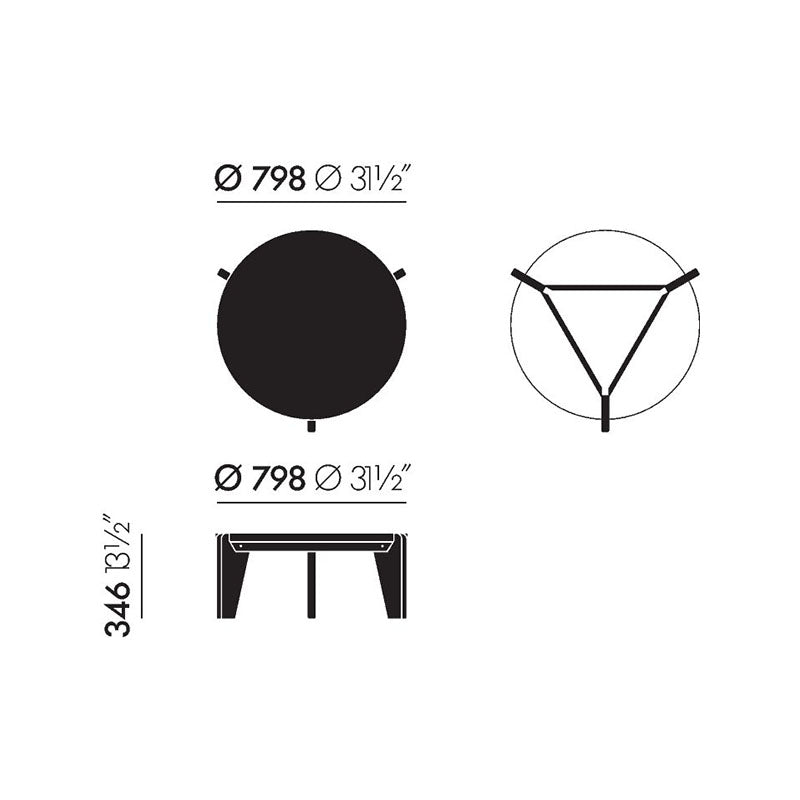 Vitra(ヴィトラ) Gueridon bas(ゲリドン バ)
