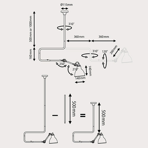 DCW editions(ディーシーダブリュー エディションズ)LAMPE GRAS NO.312(ランぺグラス NO.312)