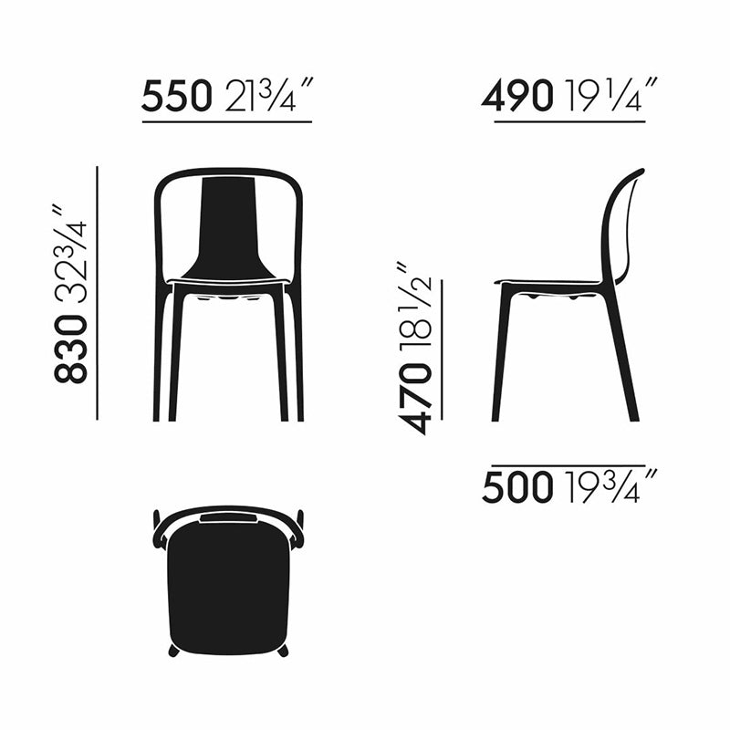 Vitra(ヴィトラ)Belleville Chair Plastic(ベルヴィル チェア・プラスチック)