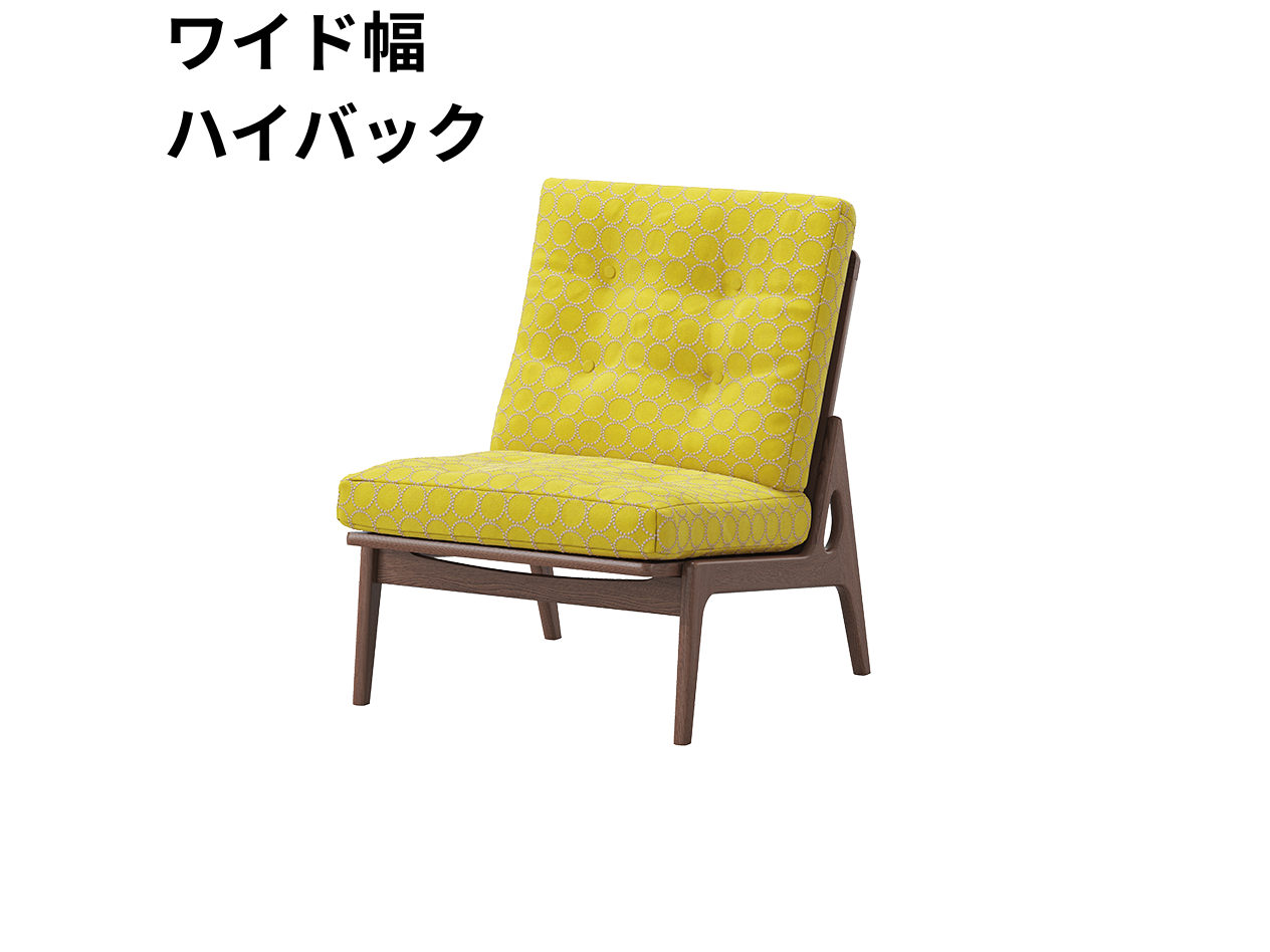 『マルニ60期間限定企画』ミナペルホネン／タンバリン＆ライトベリー全色から生地セレクト！マルニ60フレームチェア／ウォールナット材／ウレタン仕上／1シーター 肘無