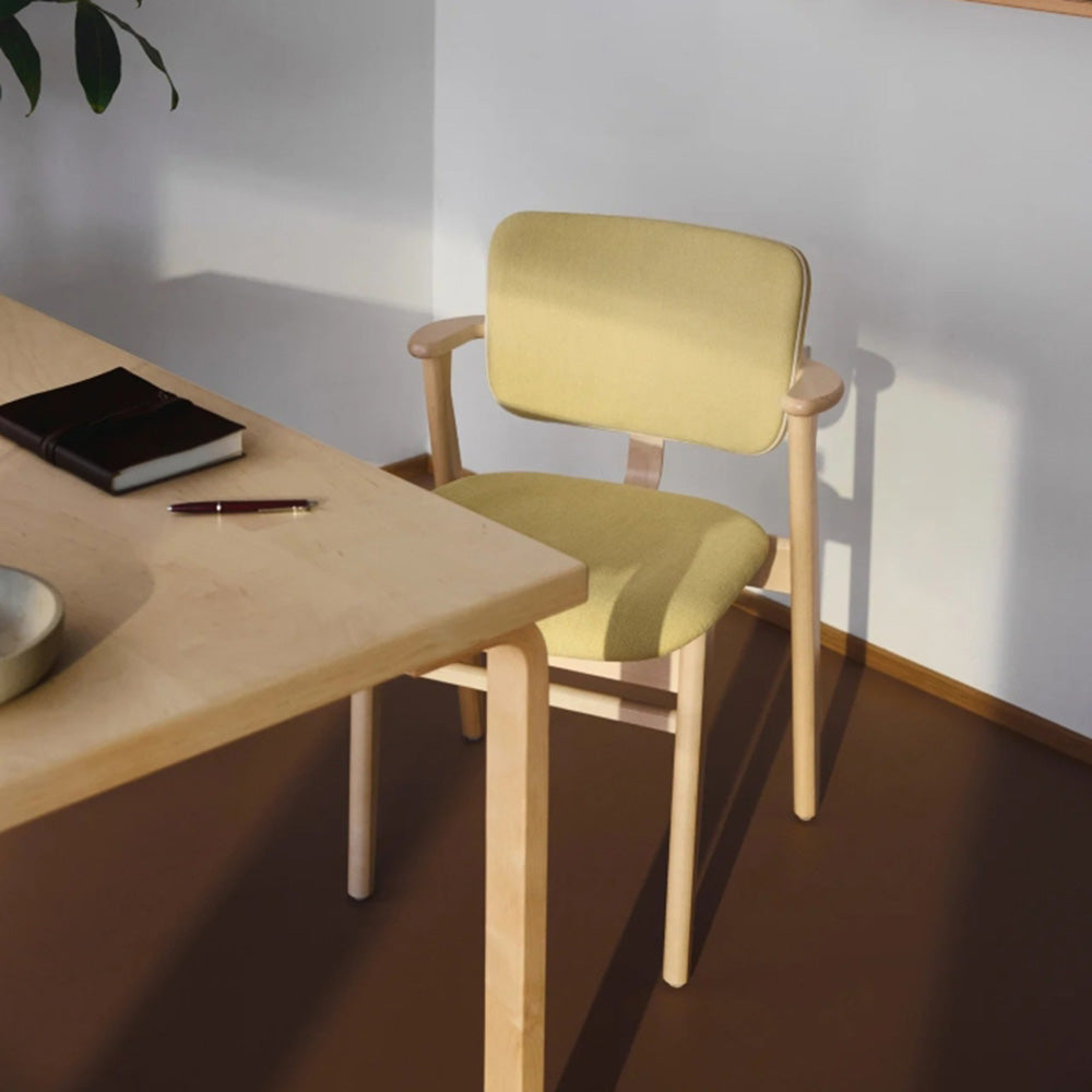 Artek（アルテック）DOMUS CHAIR（ドムスチェア）Beauty versions 背座張り（ファブリック/レザー）