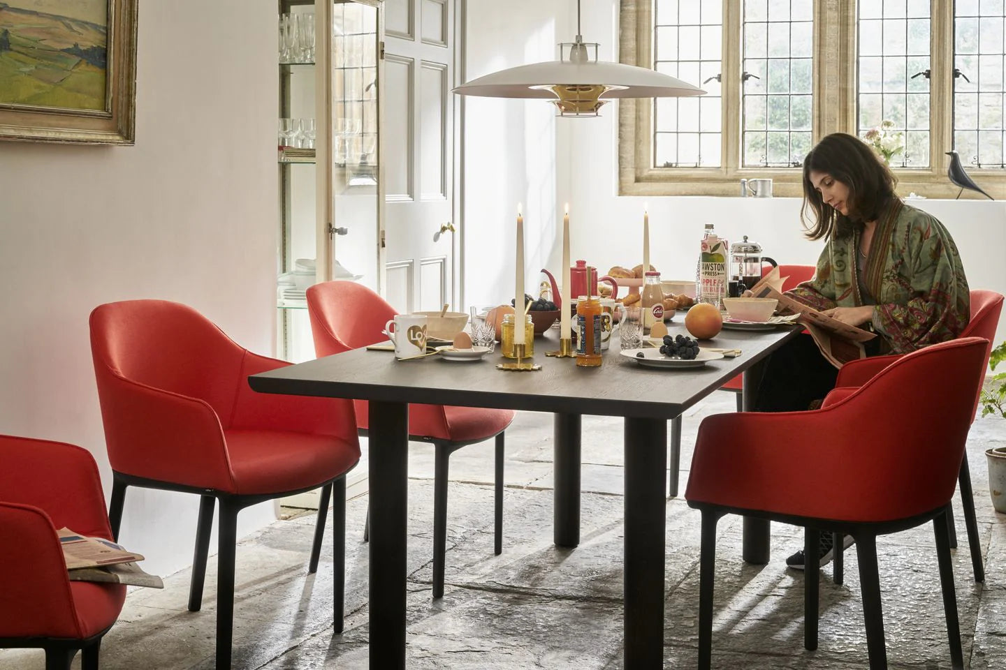 Vitra(ヴィトラ)  Softshell Chair(ソフトシェル チェア) ４レッグべース