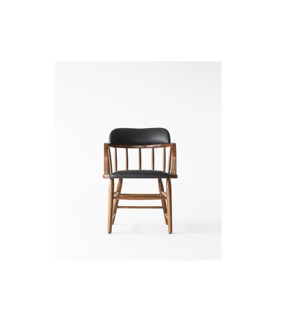 ACME Furniture（アクメファニチャー） オークス アーム チェア ブラック（PVC）