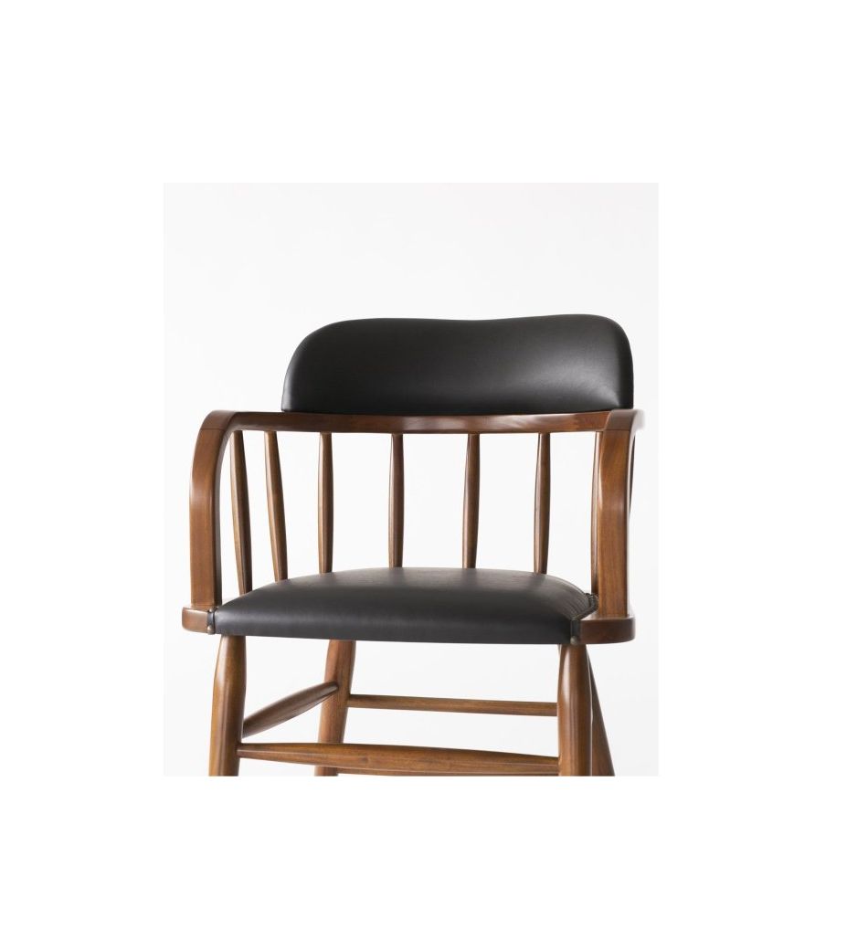 ACME Furniture（アクメファニチャー） オークス アーム チェア ブラック（PVC）