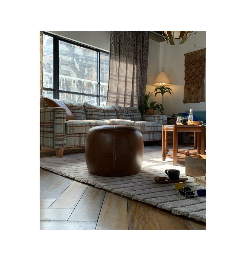 ACME Furniture（アクメファニチャー）オークス レザー スツール / クラック レザー