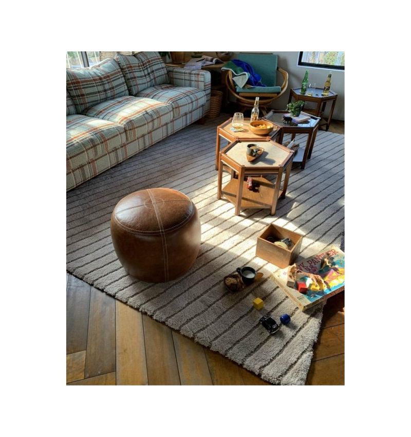 ACME Furniture（アクメファニチャー）オークス レザー スツール / クラック レザー