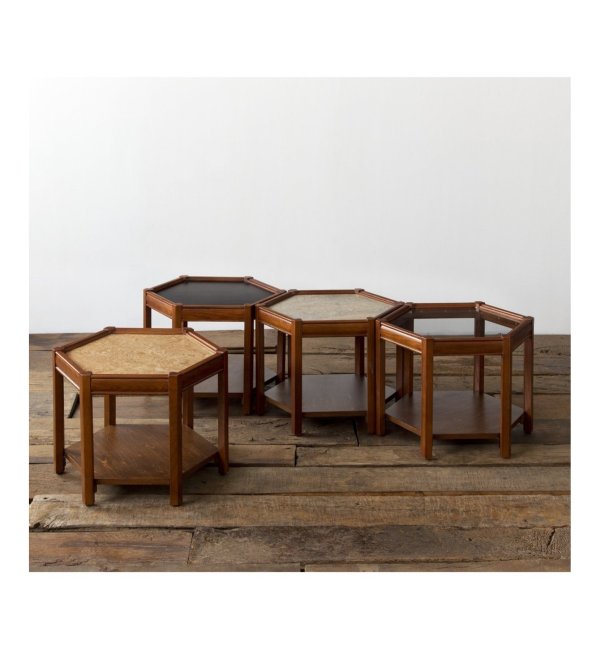 ACME Furniture（アクメファニチャー）ブルックス ヘキサゴン テーブル ベージュ