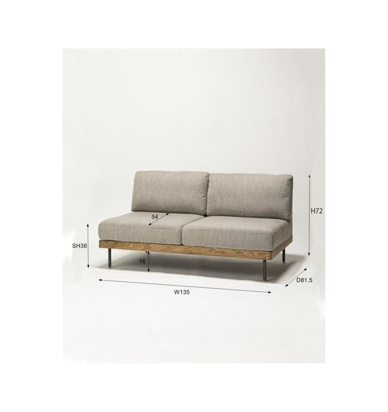 JOURNAL STANDARD FURNITURE（ジャーナルスタンダードファニチャー ） リルソファー 2シーター ベージュ