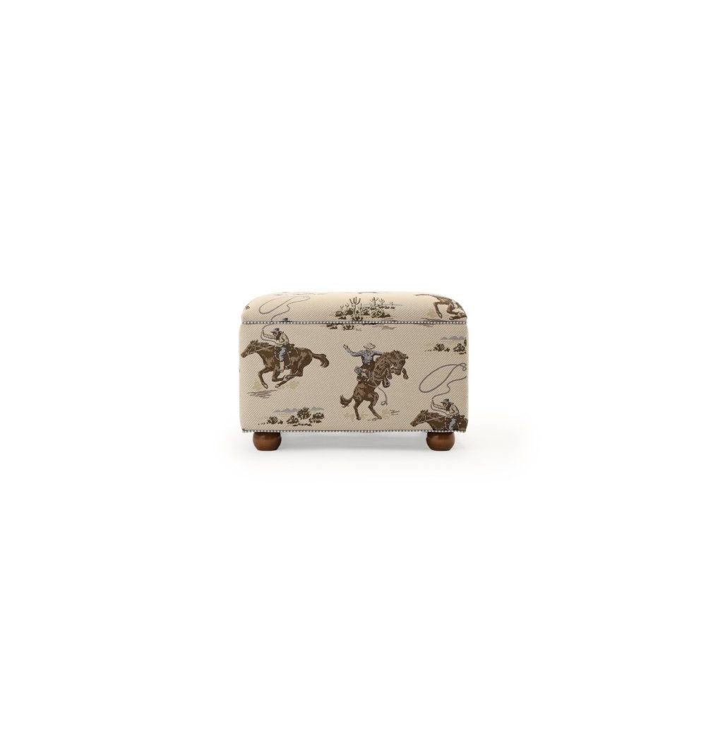JOURNAL STANDARD FURNITURE（ジャーナルスタンダードファニチャー ）ストレージ スツール L カウボーイ 【ユナイテッドウォールペーパー】