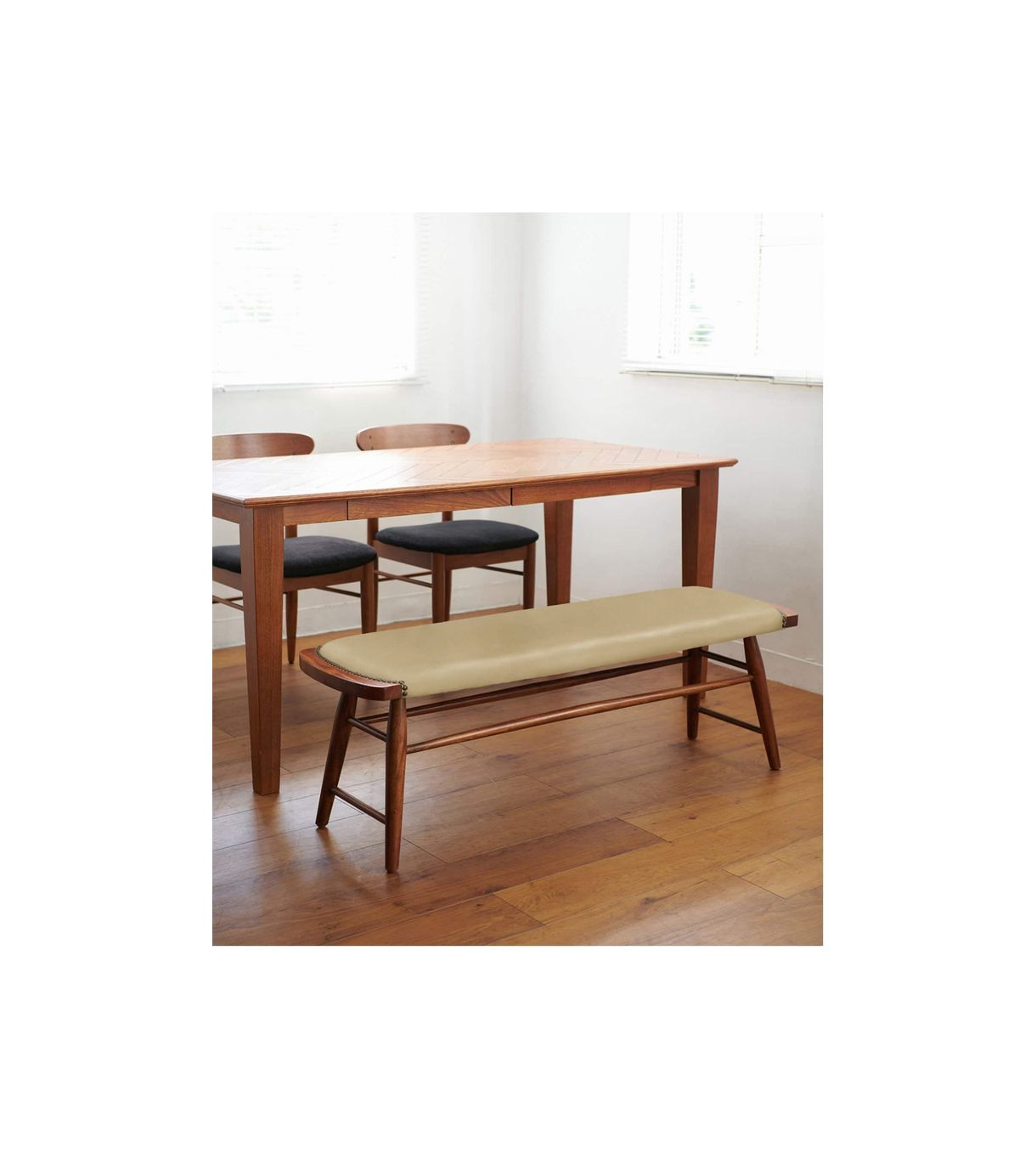 ACME Furniture（アクメファニチャー） オークスベンチ ベージュ PVC