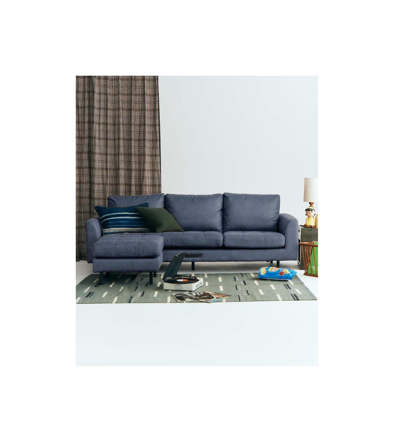 JOURNAL STANDARD FURNITURE（ジャーナルスタンダードファニチャー ）ピーエスエフ カウチ ソファ ブルーグレー