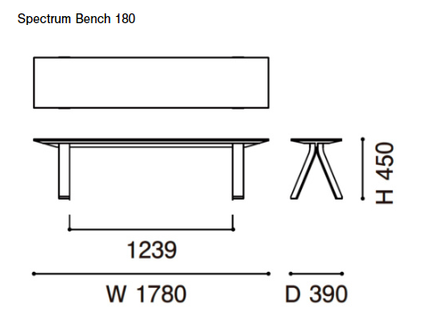 Karimoku New Standard（カリモクニュースタンダード）Spectrum Bench（スペクトラムベンチ）