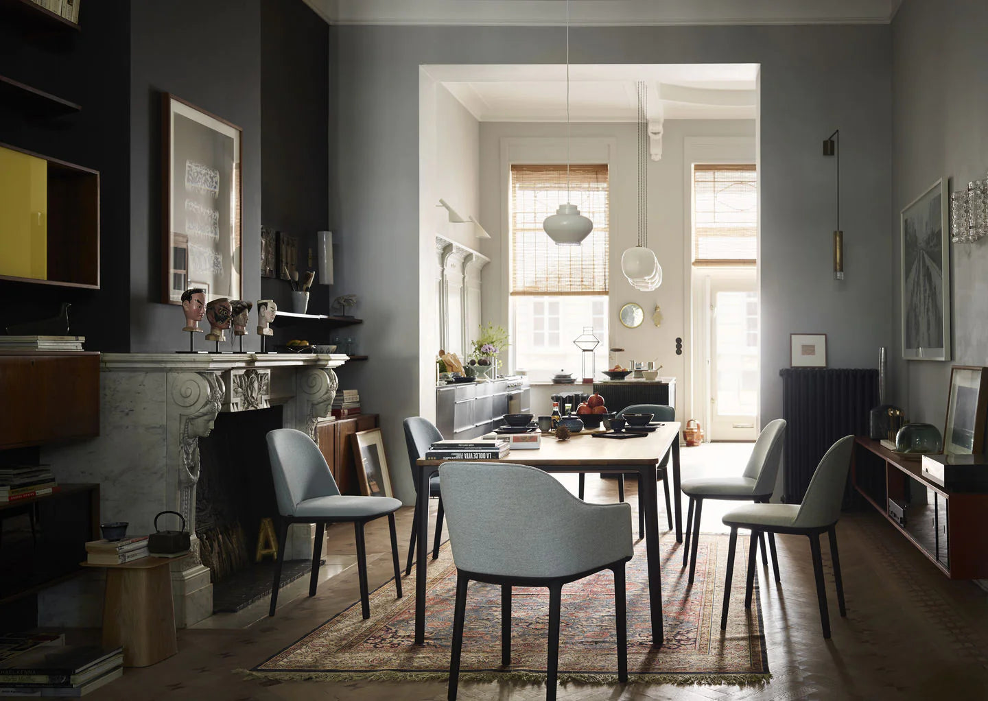 Vitra(ヴィトラ)  Softshell Chair(ソフトシェル チェア) ４レッグべース