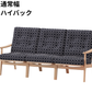 『マルニ60期間限定企画』ミナペルホネン／タンバリン＆ライトベリー全色から生地セレクト！マルニ60フレームチェア／オーク材／ウレタン仕上／3シーター 両肘