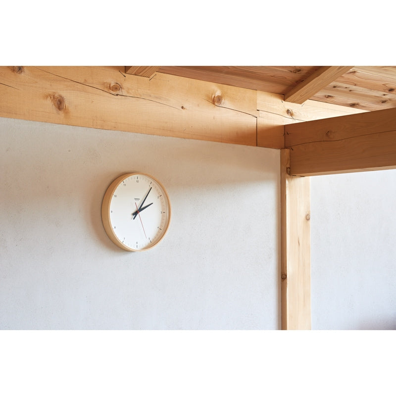 Lemnos（レムノス）Plywood clock［アノニマスデザイン］