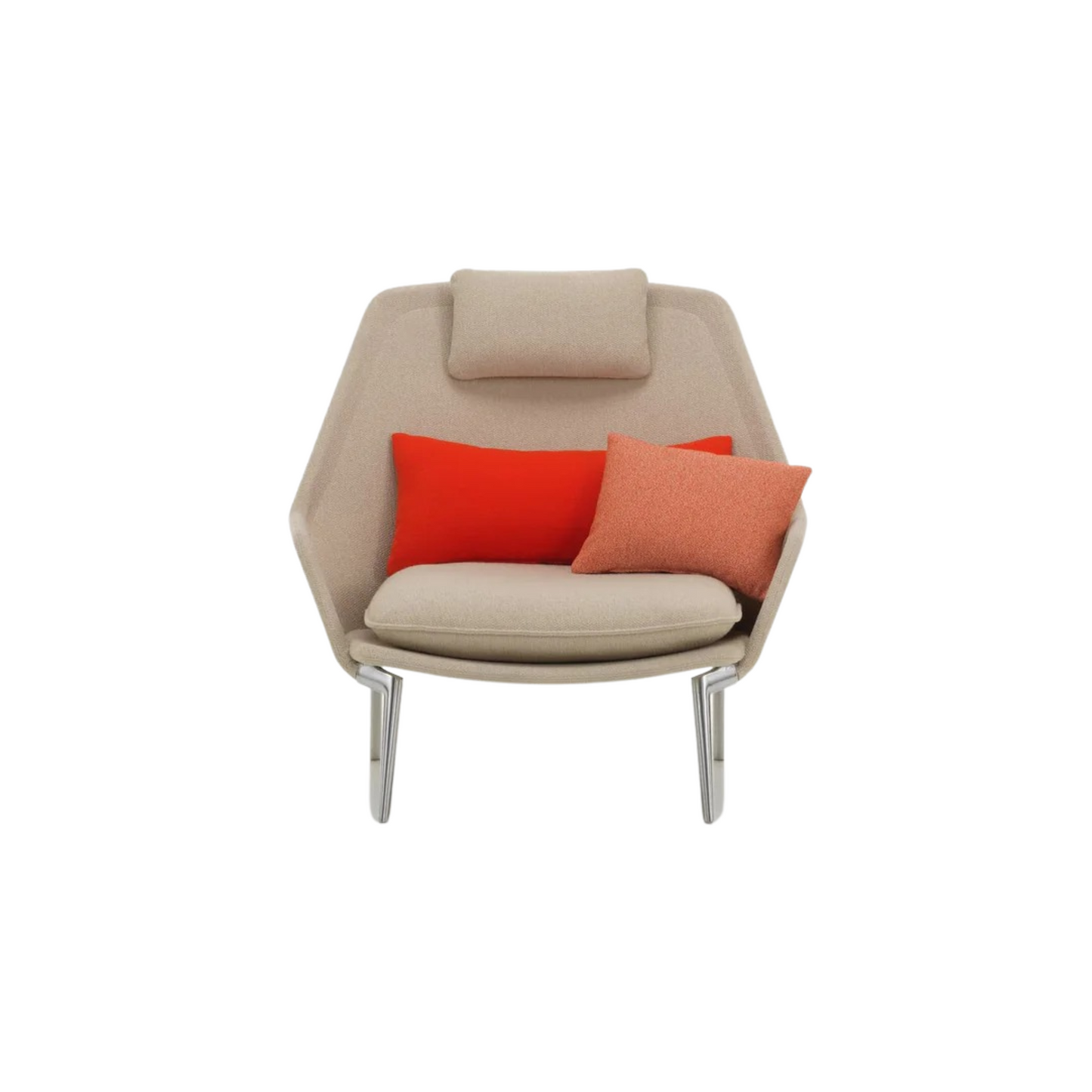 Vitra(ヴィトラ) スローチェア単体  (ファブリック) バックレストクッション2個付き