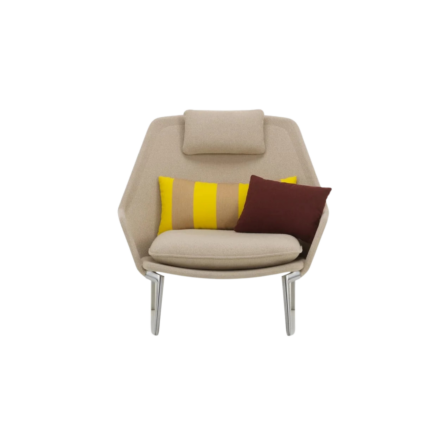 Vitra(ヴィトラ) スローチェア単体  (ファブリック) バックレストクッション2個付き