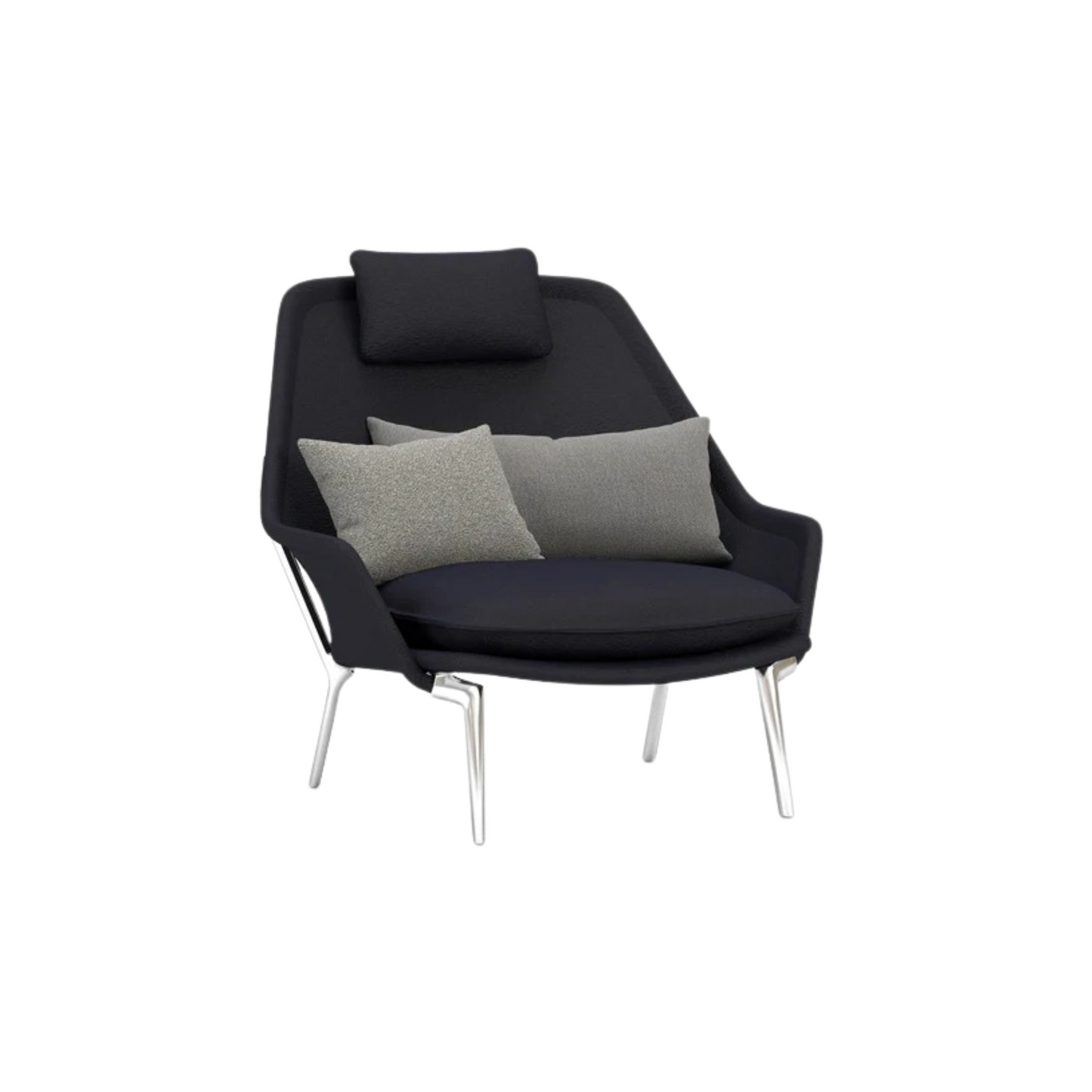 Vitra(ヴィトラ) スローチェア単体  (ファブリック) バックレストクッション2個付き