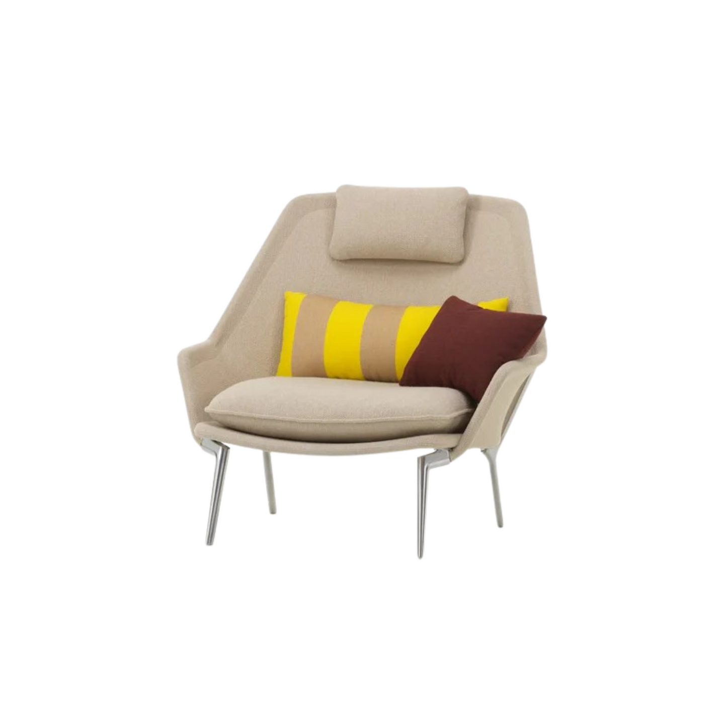 Vitra(ヴィトラ) スローチェア単体  (ファブリック) バックレストクッション2個付き