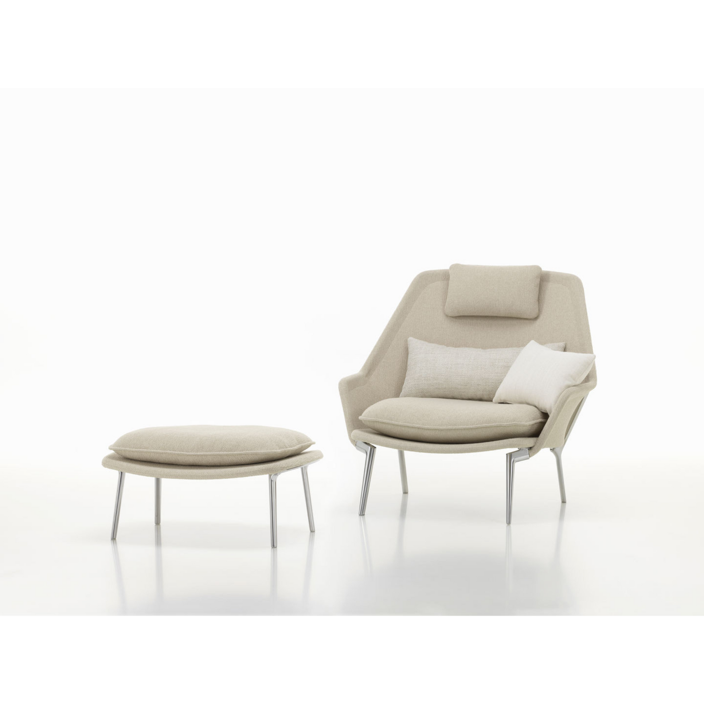 Vitra(ヴィトラ) スローオットマン単体 (ファブリック)