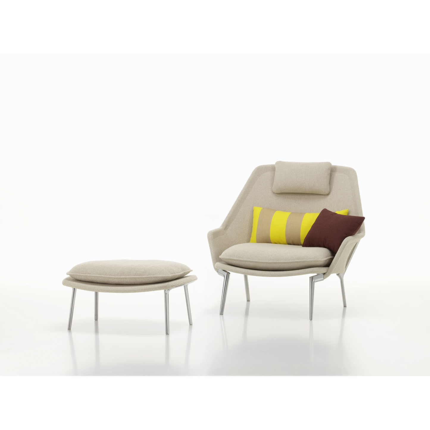 Vitra(ヴィトラ) スローオットマン単体 (ファブリック)