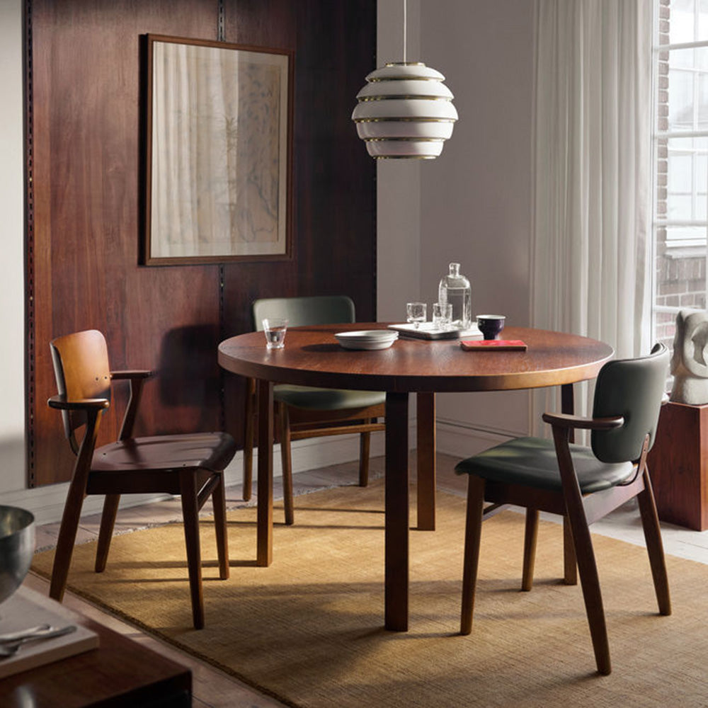 Artek（アルテック）DOMUS CHAIR（ドムスチェア）Beauty versions 背座張り（ファブリック/レザー）