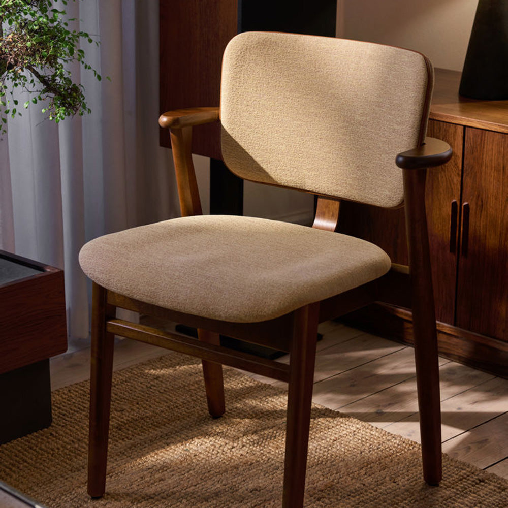Artek（アルテック）DOMUS CHAIR（ドムスチェア）Beauty versions 背座張り（ファブリック/レザー）