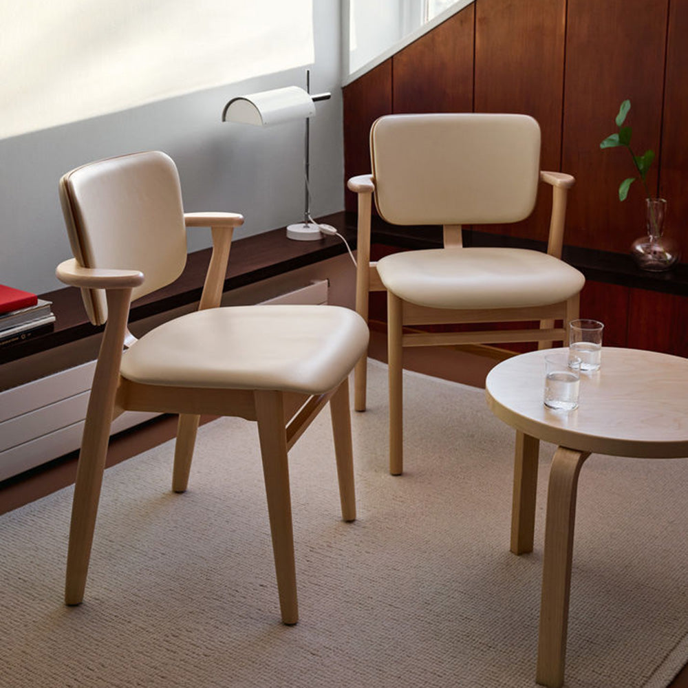 Artek（アルテック）DOMUS CHAIR（ドムスチェア）Beauty versions 背座張り（ファブリック/レザー）