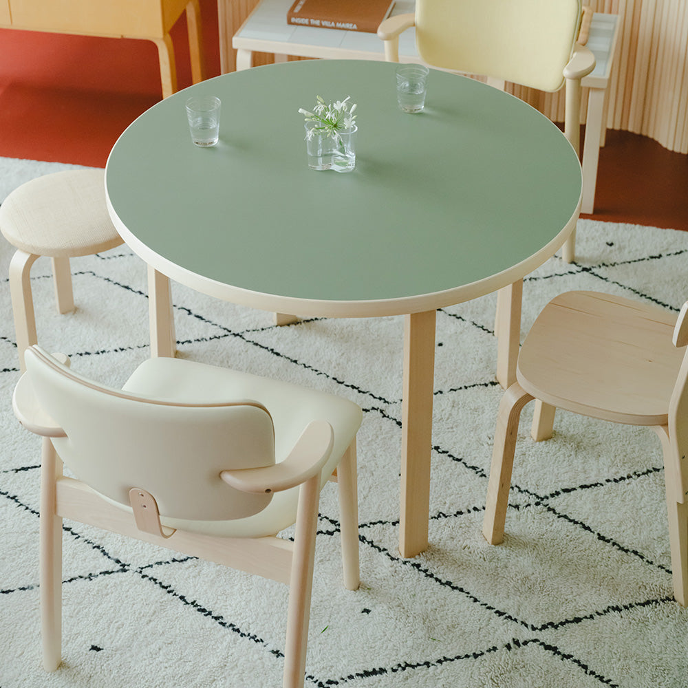 Artek（アルテック）DOMUS CHAIR（ドムスチェア）Beauty versions 背座張り（ファブリック/レザー）