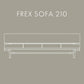 広松木工 FREX フレックスソファ（スチール脚）幅126／140／154／168／182／196／210 [7サイズ]