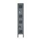 18" LYON RECESSED HANDLE LOCKER - 2TIER