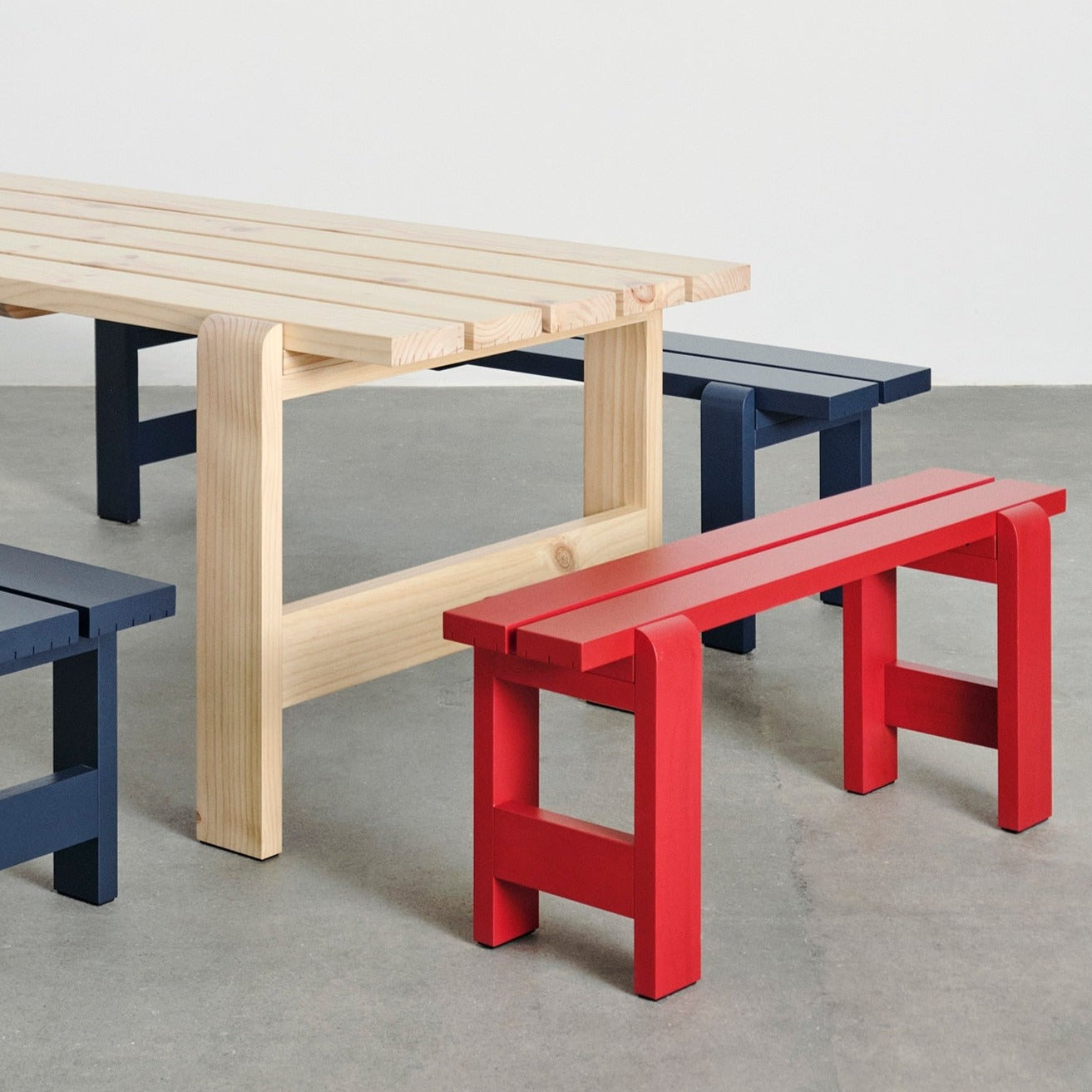 HAY(ヘイ)WEEKDAY（ウィークデー）  WEEKDAY BENCH / W111 x D23 x H45 cm（チェア）