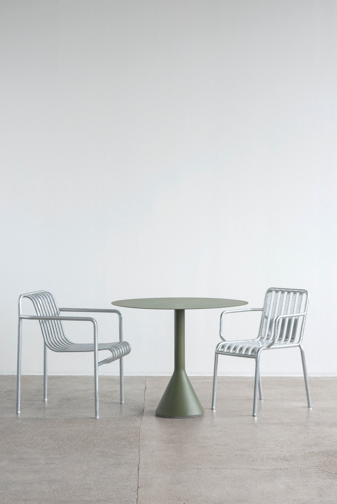 HAY（ヘイ）PALISSADE（パリサード） DINING ARM CHAIR - HOT GALVANISED