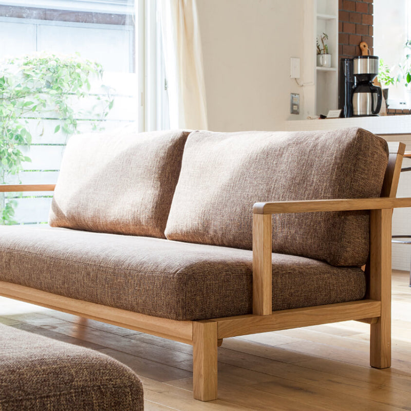 FLANNEL SOFA（フランネルソファ）STRAND（ストランド） 3人掛けソファ・オーク