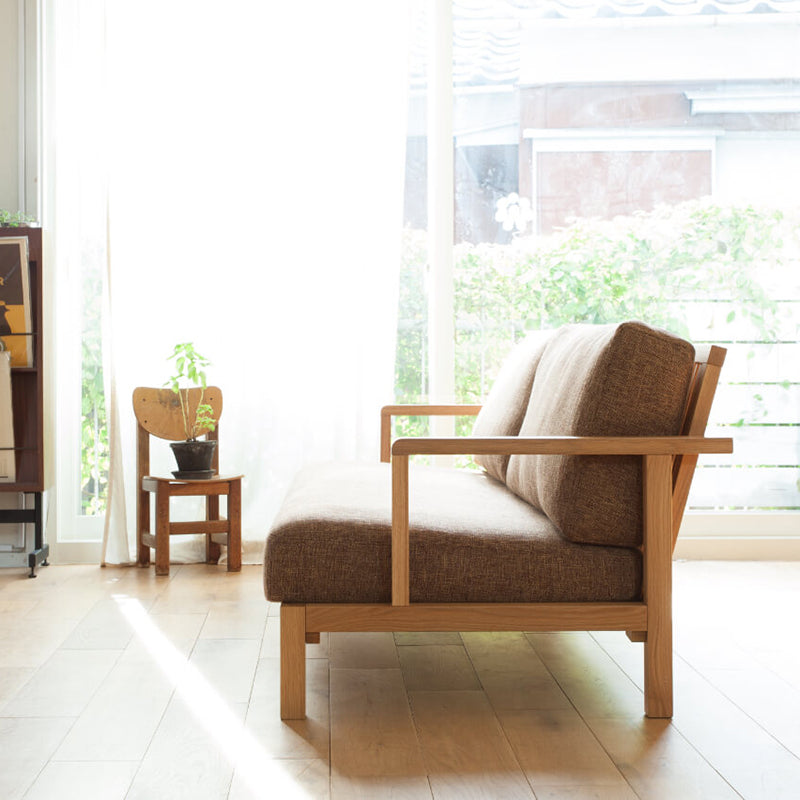 FLANNEL SOFA（フランネルソファ）STRAND（ストランド） 3人掛けソファ・オーク
