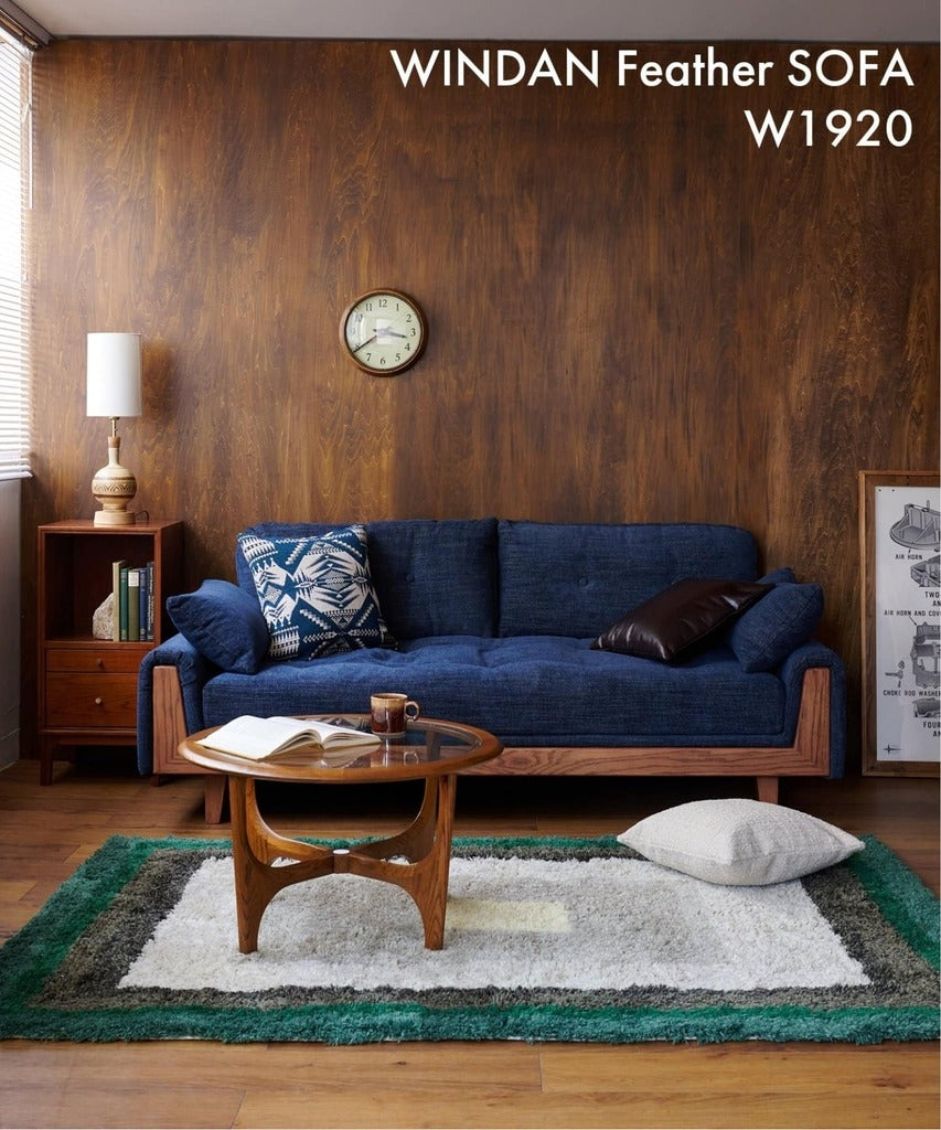ACME Furniture（アクメファニチャー）WINDAN Feather SOFA（ウィンダンフェザーソファ ）GREEN／NAVY