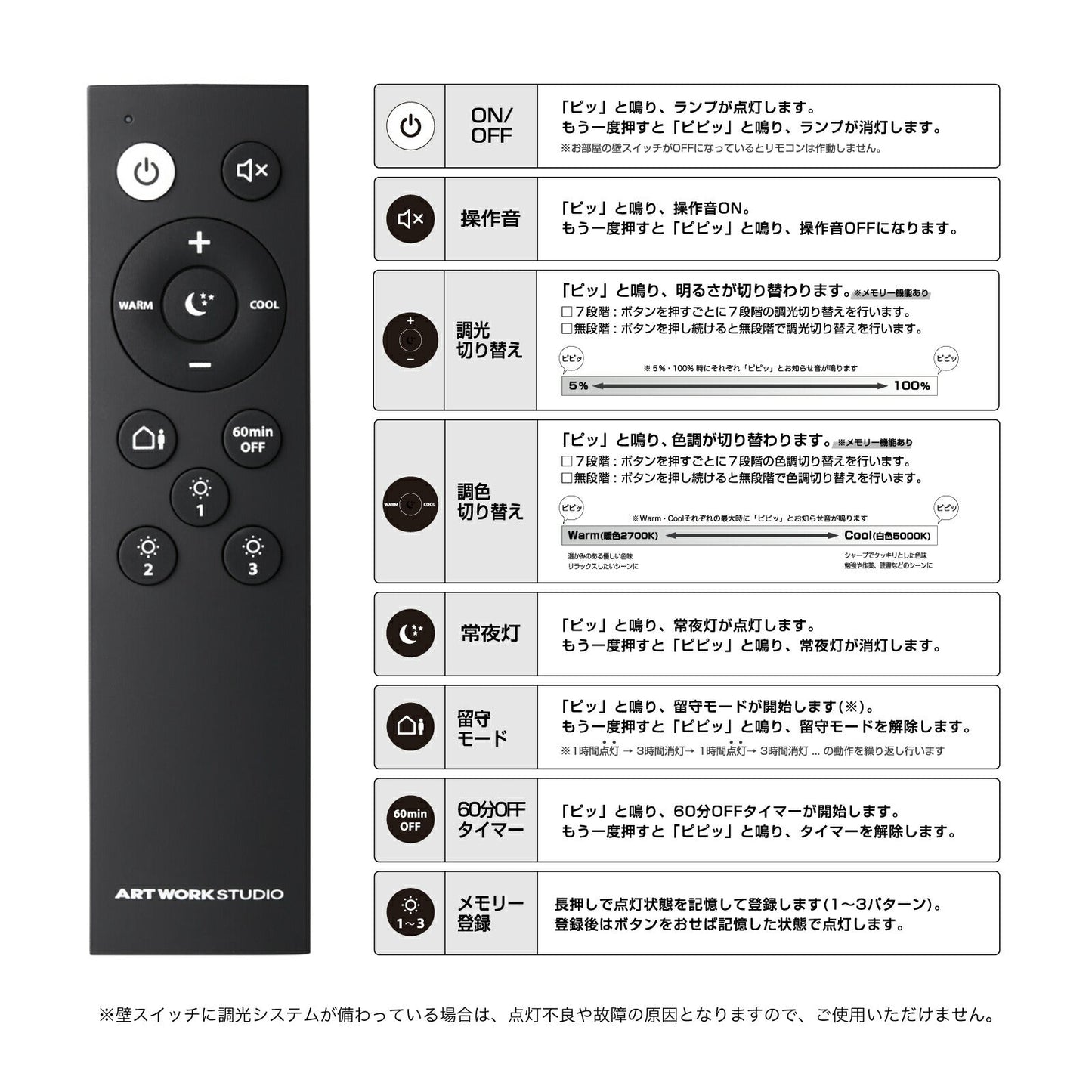 ART WORK STUDIO（アートワークスタジオ）Graph LED-remote ceiling light metal shade（グラフ LED リモートシーリングライトメタルシェード）
