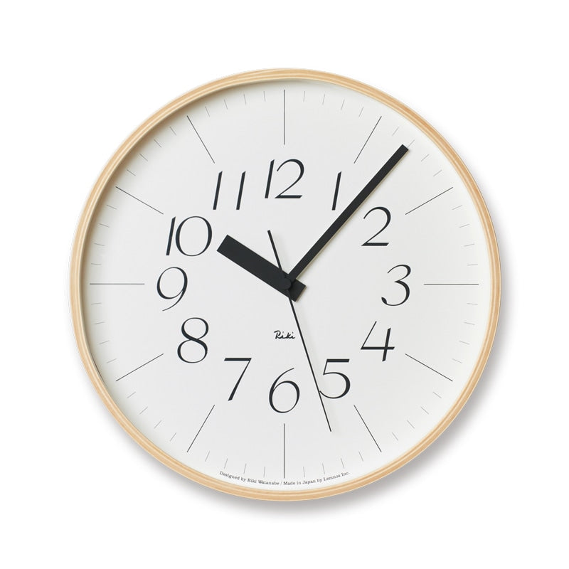 Lemnos（レムノス） RIKI CLOCK RC（リキ クロック アールシー）［電波時計］