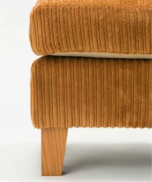ACME Furniture（アクメファニチャー）JETTY FEATHER OTTOMAN MUSTARD（ジェティー フェザー オットマン マスタード ）