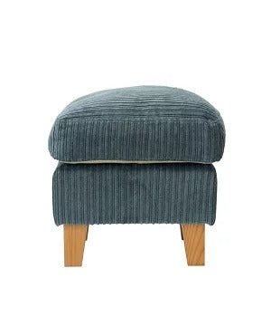 ACME Furniture（アクメファニチャー）JETTY FEATHER OTTOMAN NAVY（ジェティー フェザー オットマン ネイビー ）