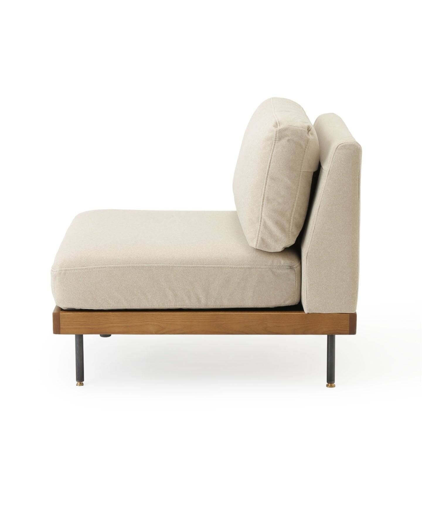 JOURNAL STANDARD FURNITURE（ジャーナルスタンダードファニチャー ） リルソファー 1P 25AW Fabric アイボリー