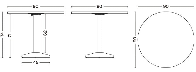 HAY（ヘイ）CERAMIC TABLE（セラミックテーブル）