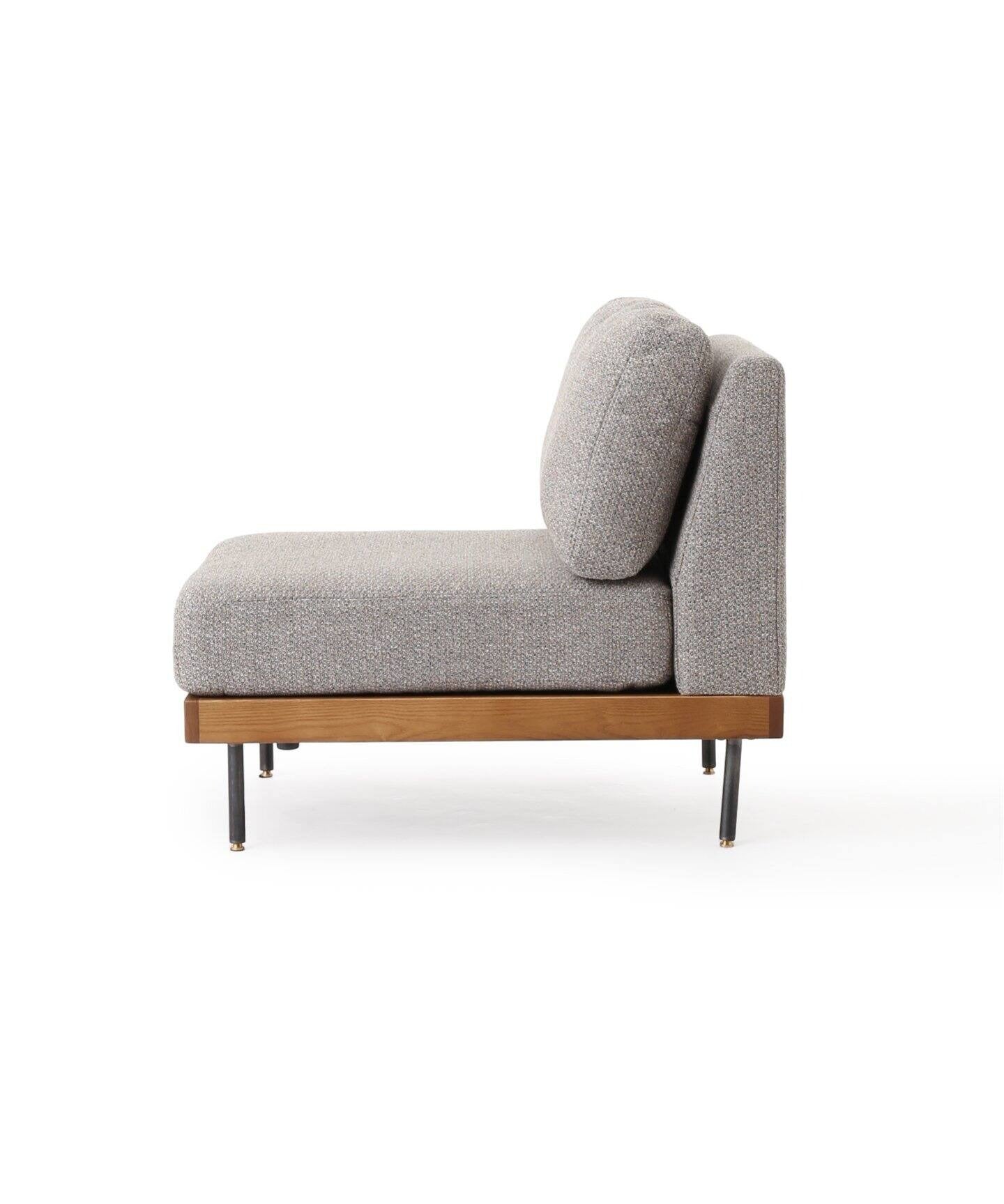 JOURNAL STANDARD FURNITURE（ジャーナルスタンダードファニチャー ） リルソファー 1P 2ND 25 グレー