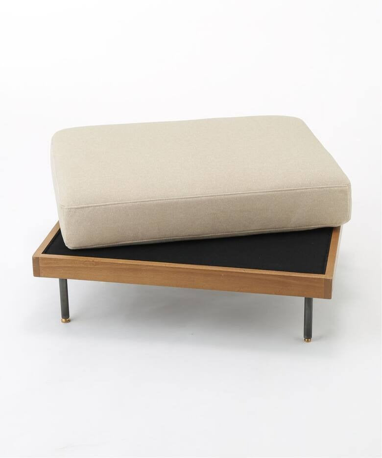 JOURNAL STANDARD FURNITURE（ジャーナルスタンダードファニチャー ） リル オットマン 25AW Fabric アイボリー