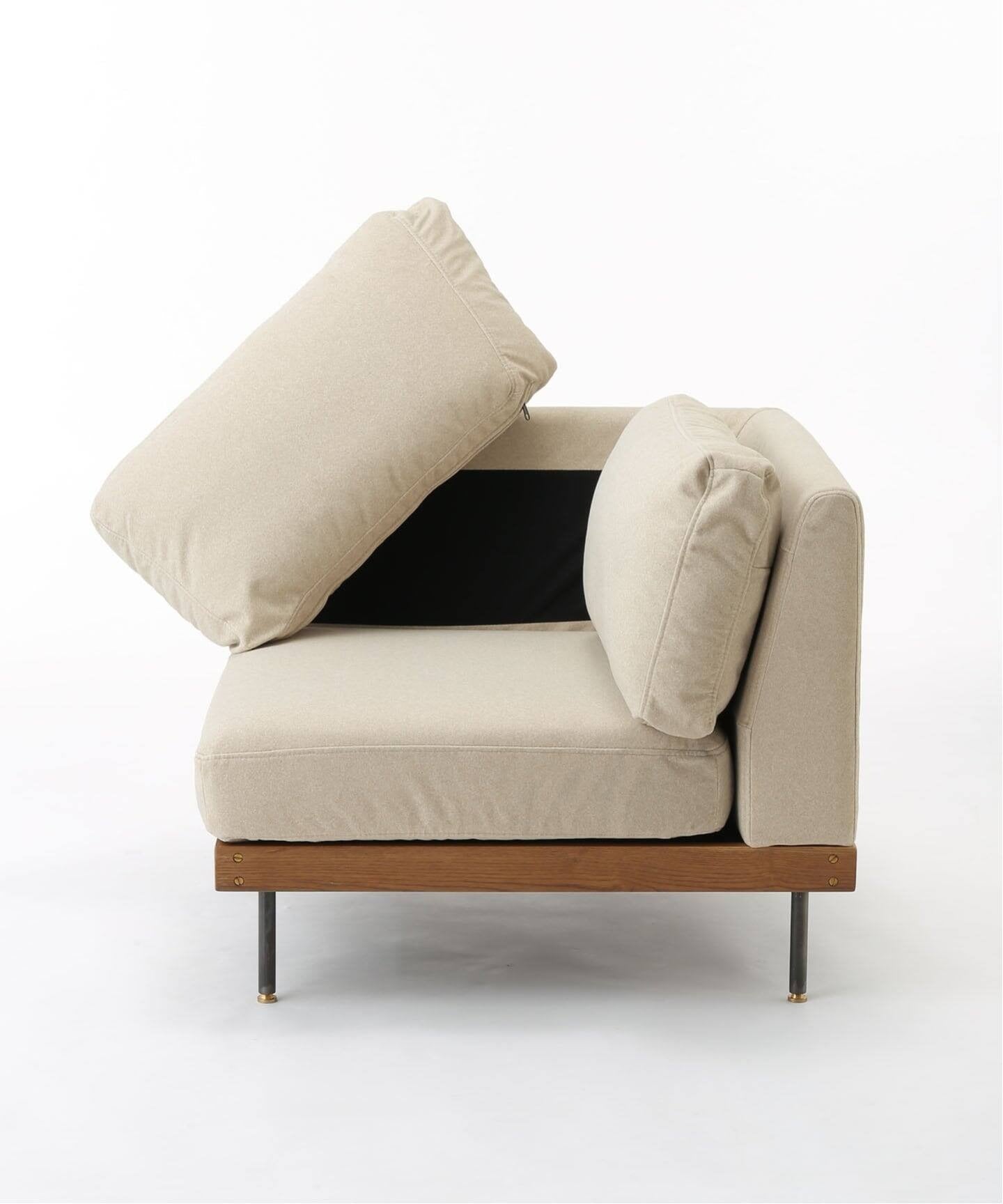 JOURNAL STANDARD FURNITURE（ジャーナルスタンダードファニチャー ） リルコーナーソファ 25AW Fabricアイボリー