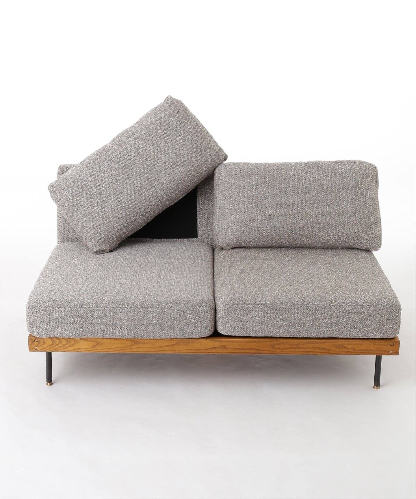 JOURNAL STANDARD FURNITURE（ジャーナルスタンダードファニチャー ） リルソファー 2P 2ND 25 グレー