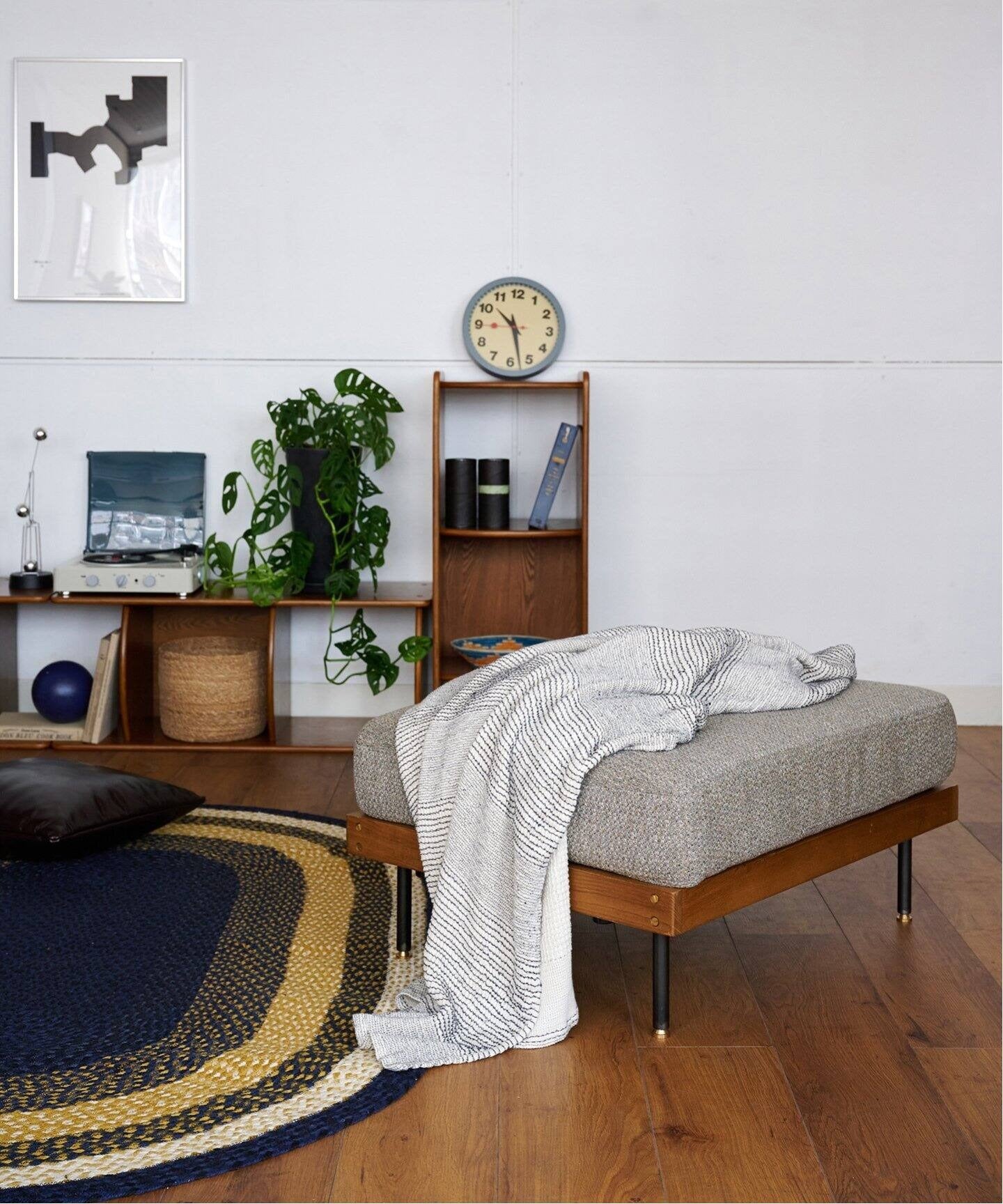 JOURNAL STANDARD FURNITURE（ジャーナルスタンダードファニチャー ） リル オットマン 2ND 25 グレー