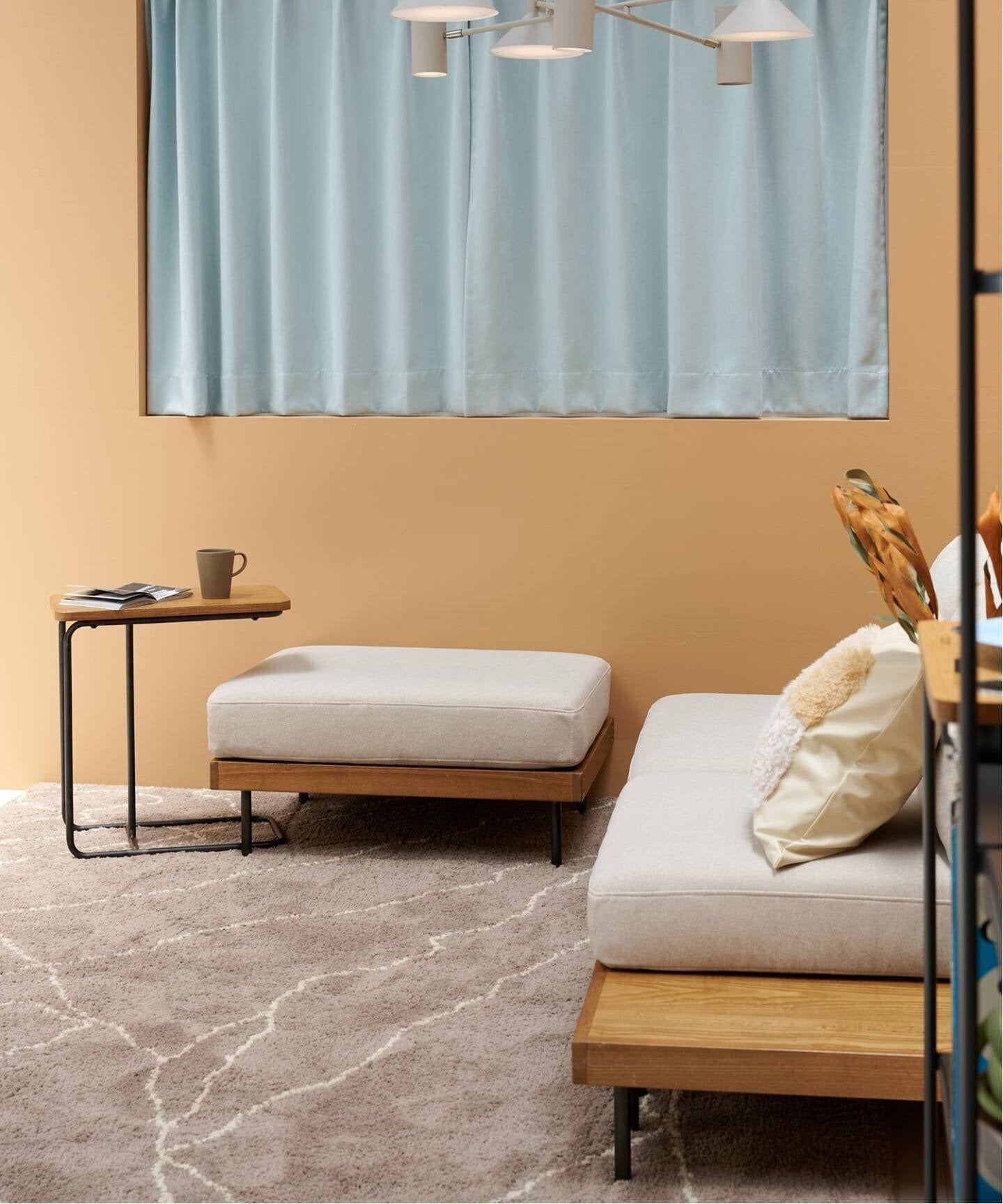 JOURNAL STANDARD FURNITURE（ジャーナルスタンダードファニチャー ） リル オットマン 25AW Fabric アイボリー