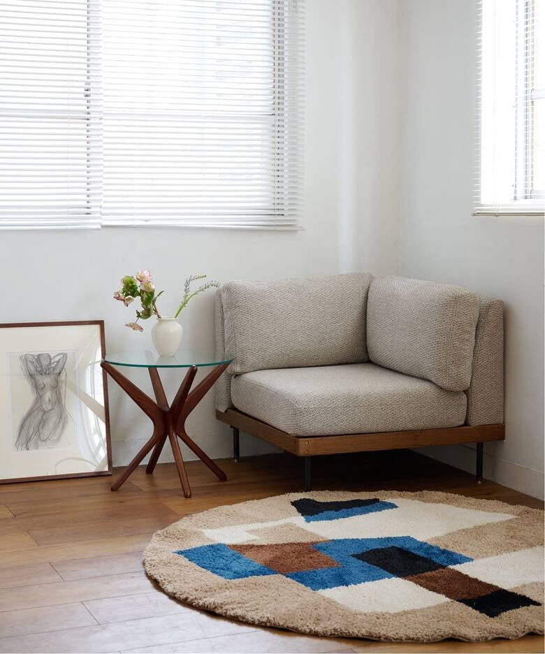 JOURNAL STANDARD FURNITURE（ジャーナルスタンダードファニチャー ） リルコーナーソファ 2ND 25 アイボリー